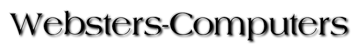 websters computers text logo